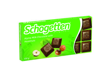 Šokolāde SCHOGETTEN piena ar riekstiem 100g