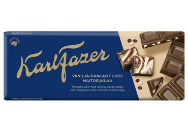 Piena šokolāde KARL FAZER vaniļas-kakao 180g