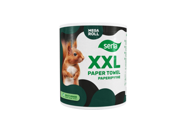 Papīra dvieļi SERLA XXL 2k. 400lap.