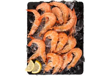 Garneles Vannamei vārītas atkausētas 60/80 kg  - 1