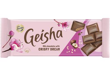 Piena šokolāde GEISHA Crispy Dream 100g
