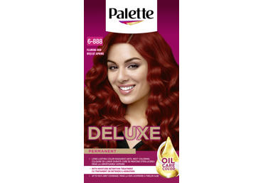 Palette Deluxe matu krāsa 6-888 ugunssarkans