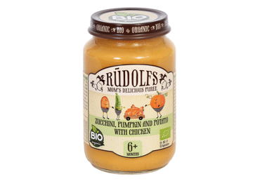 Biezenis RŪDOLFS BIO kartupelis-ķirbis-vista 6+ 190g