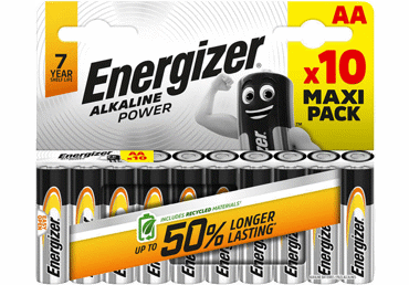 Baterijas ENERGIZER AA 10gab.