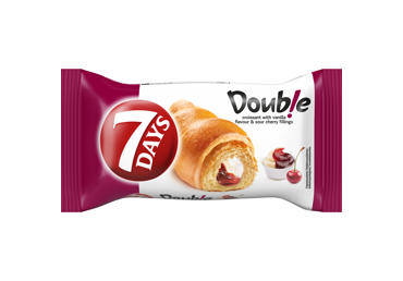 Kruasāns 7DAYS DOUBLE ķiršu-vaniļas 60g