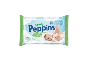 Mitrās salvetes PEPPINS Sensitive bērniem 80gb