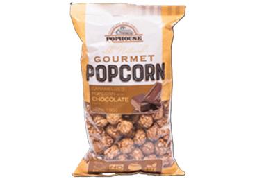 Popkorns POPHOUSE karameļu ar šokolādi 180g