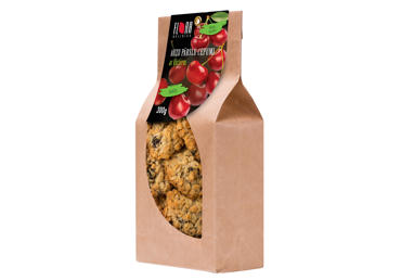 Auzu pārslu cepumi ar ķiršiem FLORA 300g