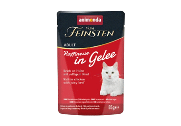 Konservi kaķiem vista-liellops želejā ANIMONDA 85g