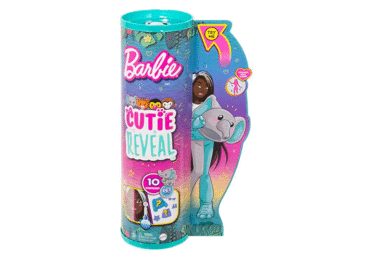 Lelle Barbija Cutie Reveal džungļu draugi
