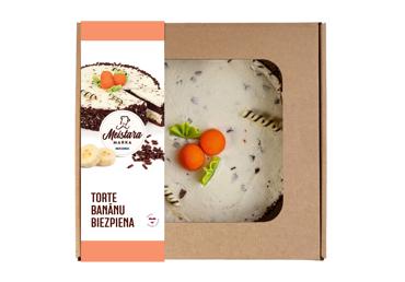 Torte Banānu biezpiena MEISTARA MARKA 1,1kg - 2