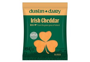 Siers Irish Cheddar DUBLIN DAIRY sarkanais šķēlītēs 150g