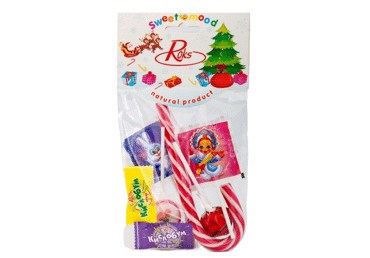 Karamele New Year Mix ar augļu-ogu garšu 65g