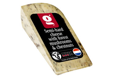 Siers Gouda ar sēnēm un kastaņiem GOURMET 140g