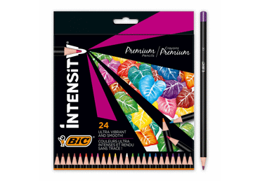 Krās.zīmuļi BIC Intensity Prem. 24gab.