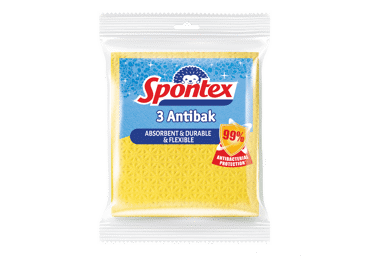 Antibakteriālie sūkļi SPONTEX Antibak 3gab.