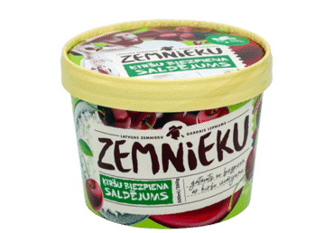 Saldējums ZEMNIEKU biezpiena-ķiršu 260g