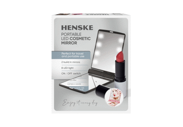 Kosmētiskais spogulis ar LED apgaismojumu HENSKE - 1