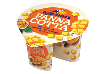 Deserts KĀRUMS Panna Cotta mango marakujas 140g - 1