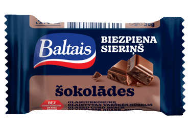 Biezpiena sieriņš BALTAIS šokolādes 38g