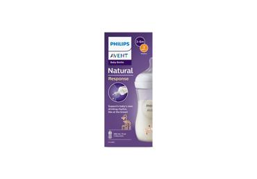 Baroš.pudelīte AVENT Giraffe 1m+ 260ml