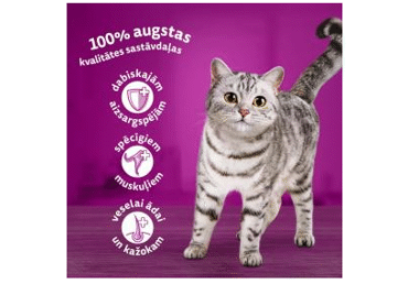 Konservēta kaķu barība WHISKAS Classic 4x85g - 2