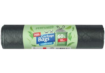 Aromāt.atkritumu maisi 60L 10gab.63x72cm