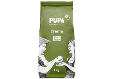 Kafijas pupiņas PUPA Crema 1kg