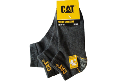 Darba zeķes CAT P597 pelēkas 3p. 41-45