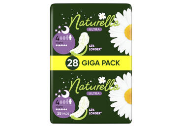 Higiēniskās paketes NATURELLA Quattro Night 28gab. - 1