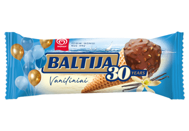 Saldējums vaniļas BALTIJA 95g