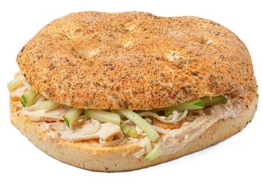 Sviestmaize Giga ar vistas gaļu, gurķi, sieru FOOD ON FOOT 260g - 2