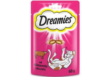 Gard.kaķiem DREAMIES ar liell.gaļu 60g - 1