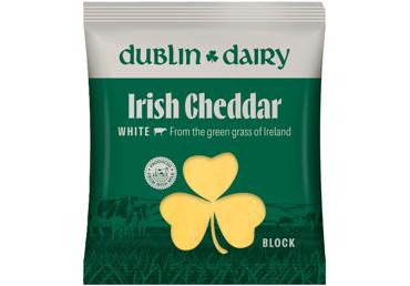 Siers Irish Cheddar DUBLIN DAIRY baltais 200g