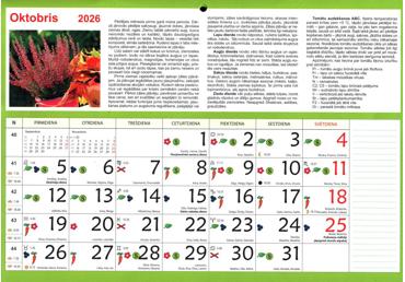 Kalendārs DĀRZAM A4 - 2