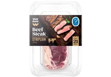 Briedināts filejas steiks WELL DONE 240g