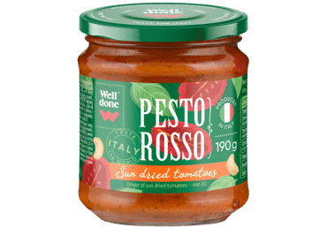 Sarkanais pesto WELL DONE 190g