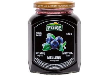 Ievārījums PŪRE melleņu 420g stiklā