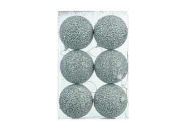 Ziemassvētku eglītes rotaļlietu komplekts 6gab.