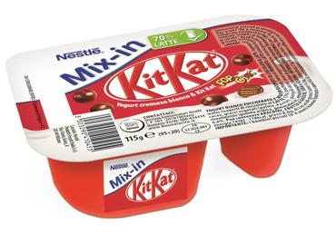 Jogurts KITKAT ar vafelēm glazurā 115g