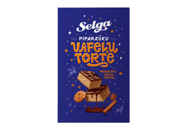 Vafeļu piparkūku torte Selga 300g