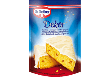 Glazūra DR. OETKER baltā 100g