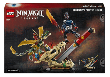Konstruktors LEGO Kauja pie pūķa asmens 71871