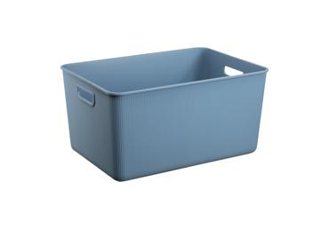 Plastmasas mantu uzglabāšanas kaste 40L zila