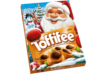 Konfekšu kārba TOFFIFEE Santa 250g