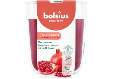 Aromātiska svece glāzē BOLSIUS Pomegranate 8x7cm