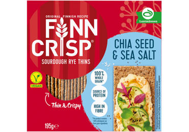 Sausmaizītes FINN CRISP čia sēklu un sāls  195g