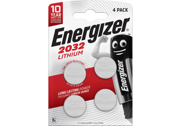 Baterijas ENERGIZER Lithium CR2032 4gab.