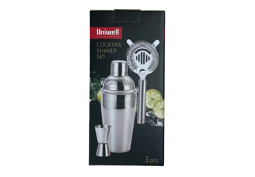 Kokteiļu gatavošanas komplekts UNIWELL 3gab. - 1