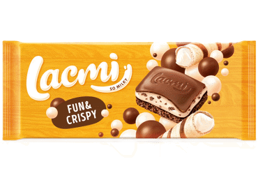 Piena šokolāde Fun&Crispy LACMI 85g